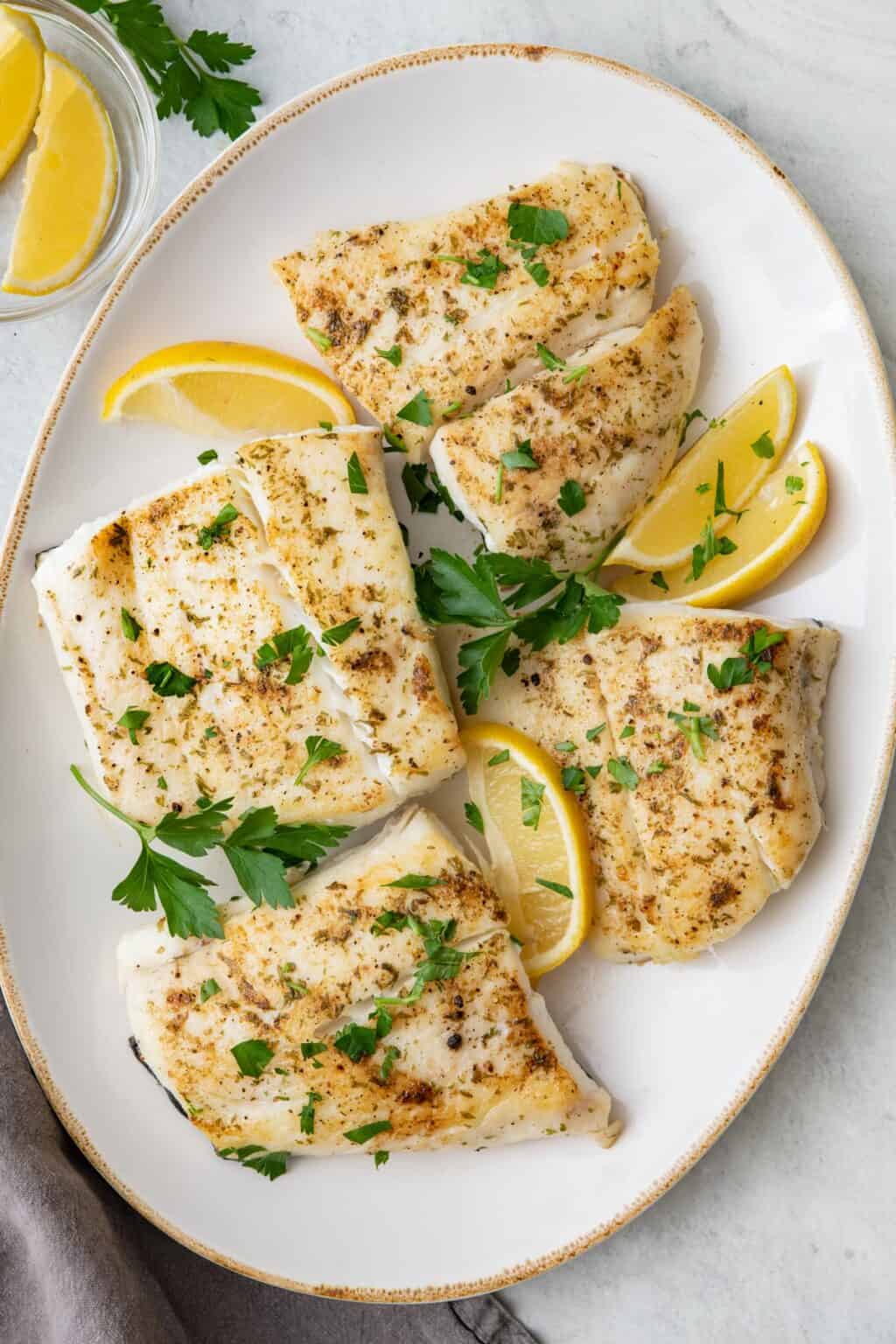 Simple Pan Seared Halibut {Restaurant-Quality} - FeelGoodFoodie
