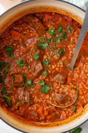 Beef Barley Soup.