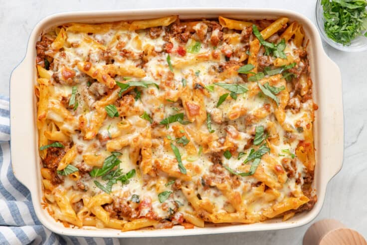 Ground Beef Casserole With Pasta - Feel Good Foodie