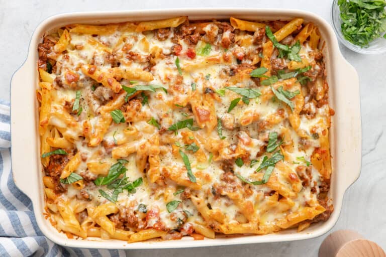Ground Beef Casserole With Pasta - Feel Good Foodie