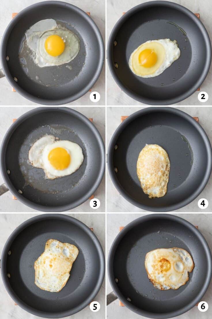 How to Fry an Egg {4 Ways!} - Feel Good Foodie