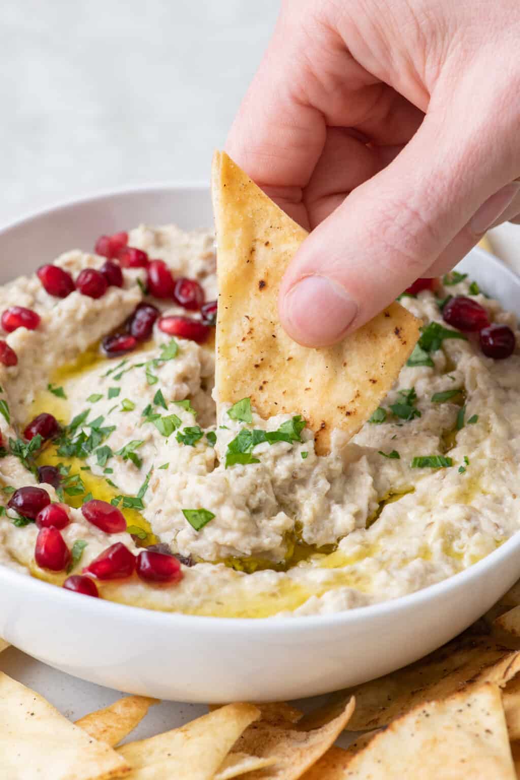 Lebanese Baba Ghanoush {Authentic Recipe} - Feel Good Foodie