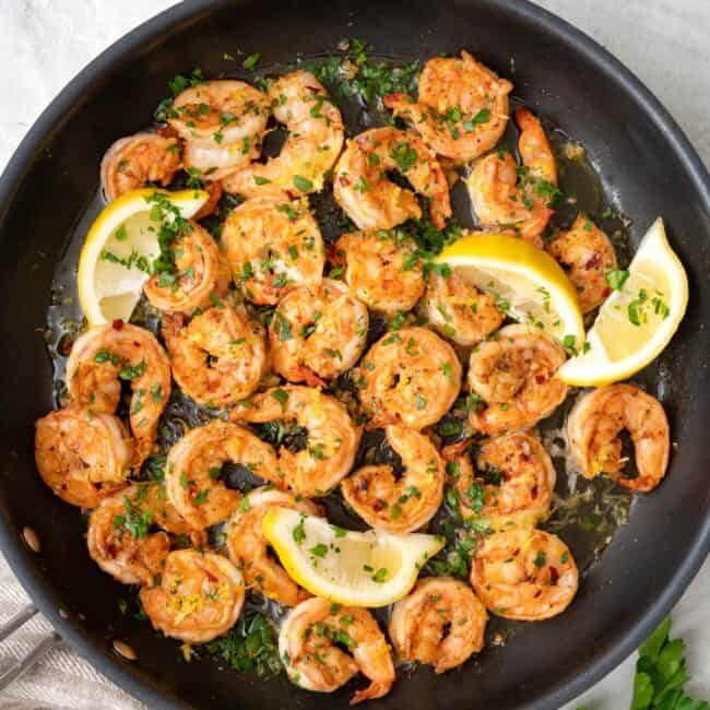 Garlic Butter Shrimp.