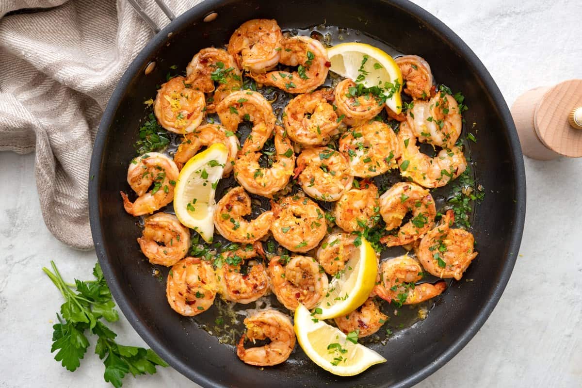 Garlic Butter Shrimp.