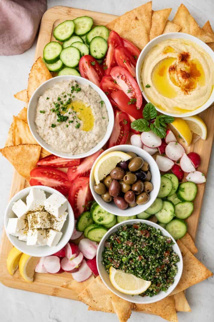 Mezze Platter - Feel Good Foodie