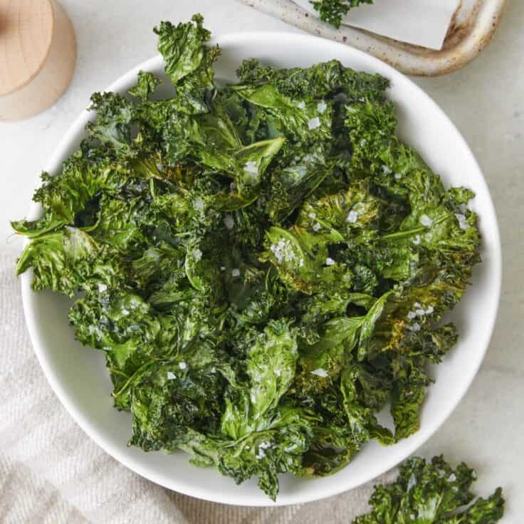 Crispy Baked Kale Chips {Base Recipe!} - Feel Good Foodie