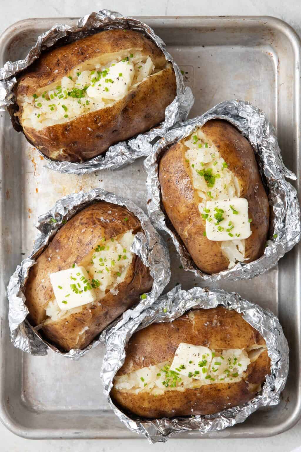 Grilled Baked Potatoes Feel Good Foodie 0512