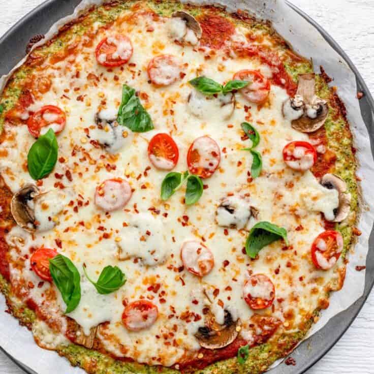 Broccoli Pizza Crust {Gluten Free Recipe} - Feel Good Foodie