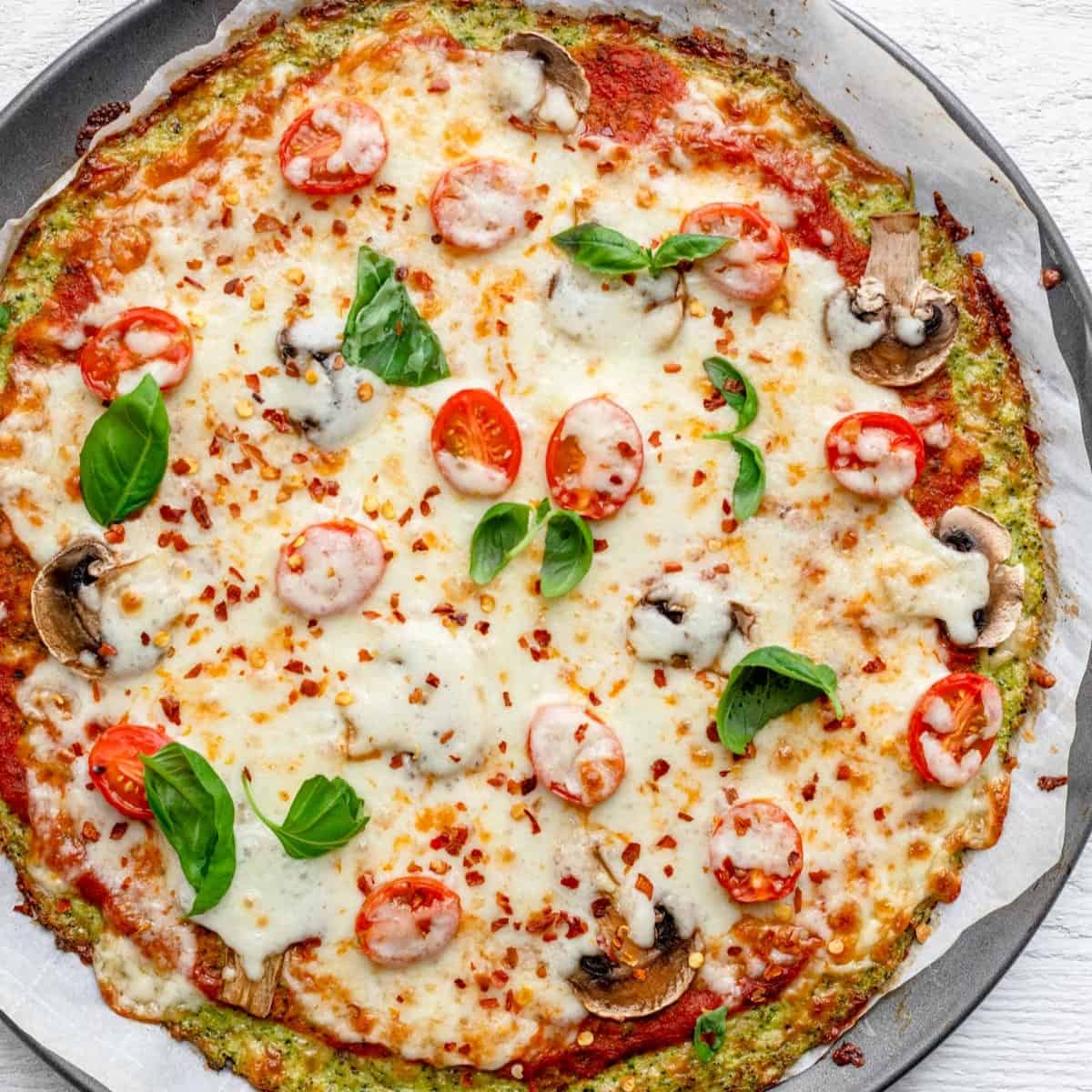 Broccoli Pizza Crust {Gluten Free Recipe} - FeelGoodFoodie