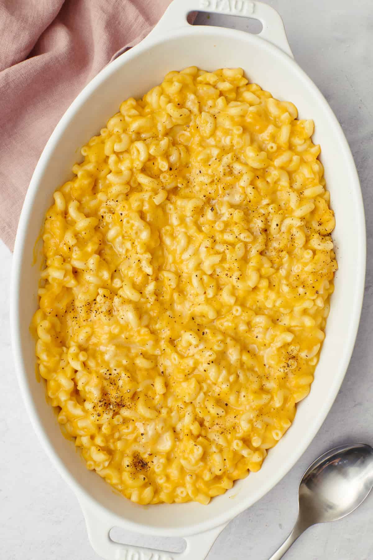 Butternut Squash Mac and Cheese in white bowls