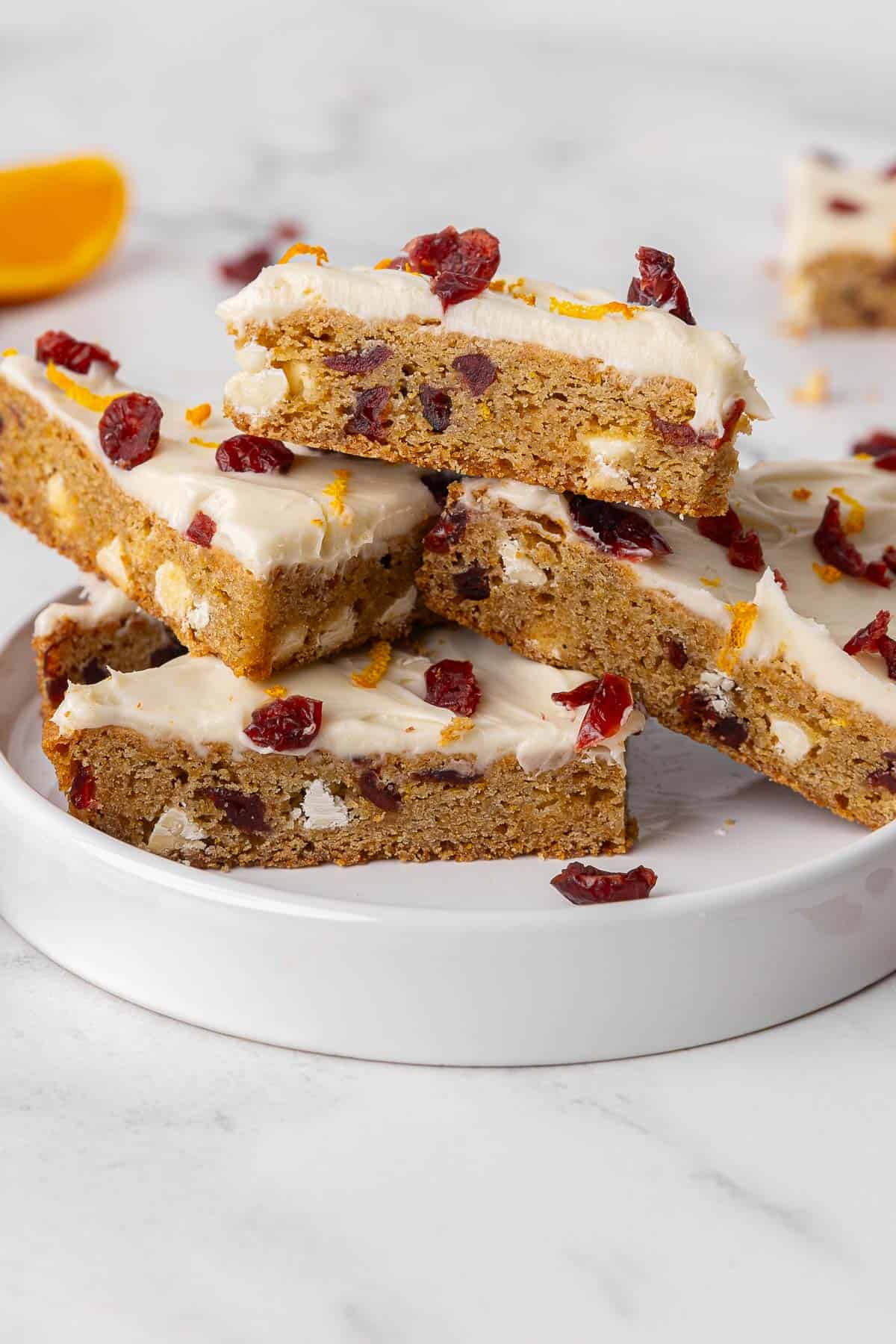 Cranberry Bliss Bars {Better Than Starbucks} - FeelGoodFoodie