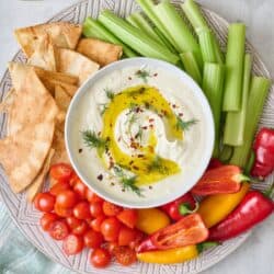 Easy, Creamy Feta Dip - Feel Good Foodie