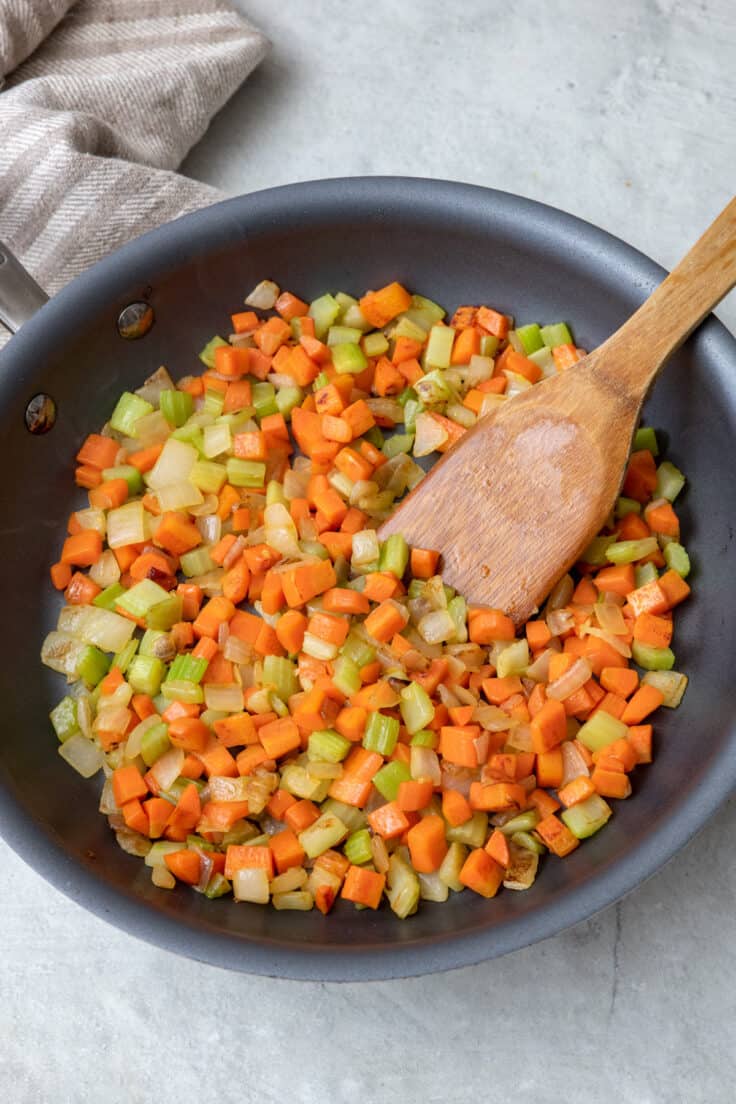 How to Make Mirepoix {Carrots, Onion & Celery Mix} - Feel Good Foodie