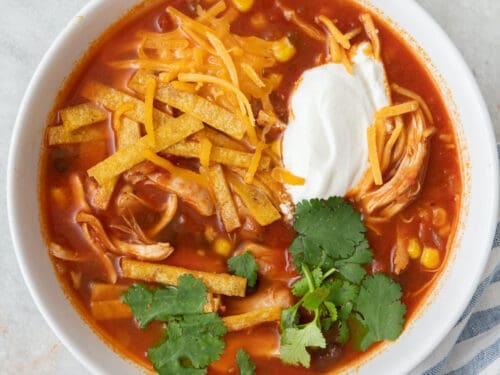 Instant Pot Chicken Tortilla Soup