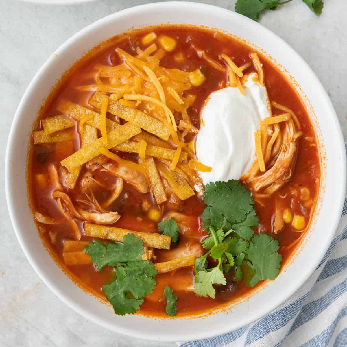 Tortilla soup in online instant pot