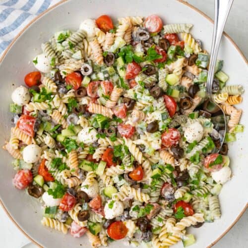 Shrimp Caesar Salad with Yogurt Dressing - FeelGoodFoodie