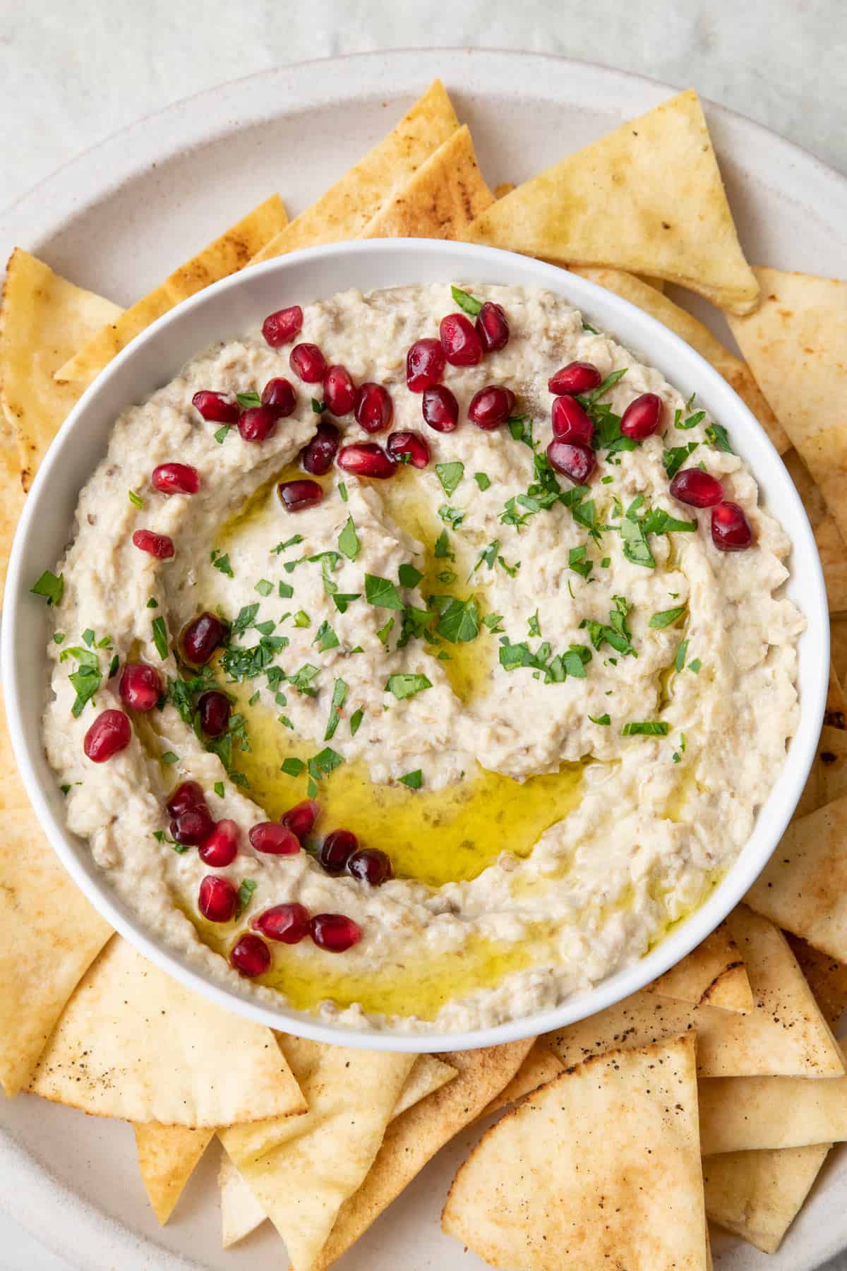Lebanese Baba Ghanoush.