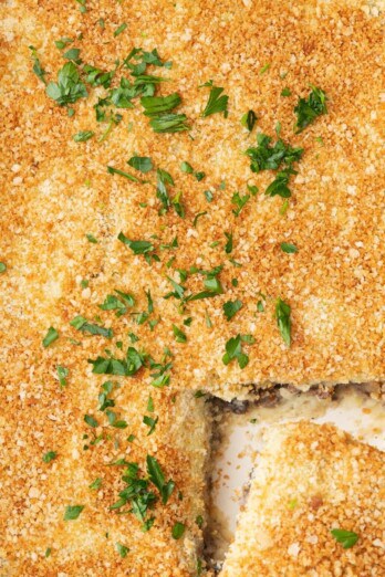 Lebanese Potato Souffle.
