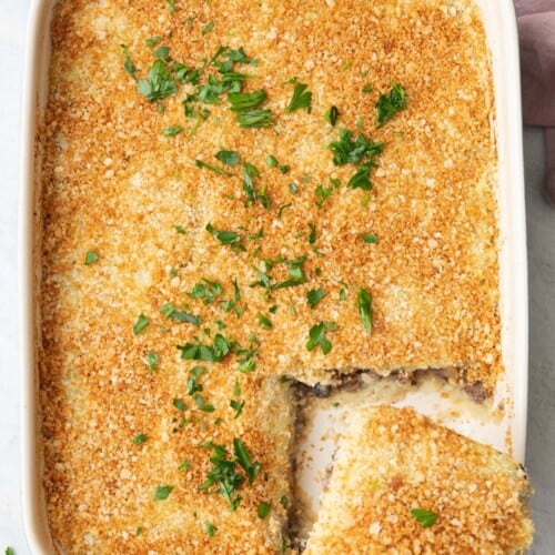 Lebanese Potato Souffle.