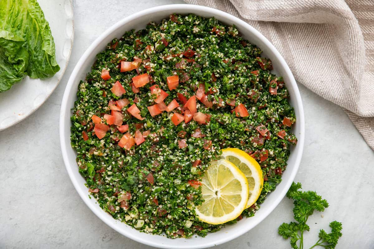 Lebanese Tabbouleh Salad.
