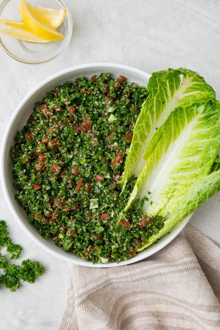 Lebanese Tabbouleh Salad Feel Good Foodie