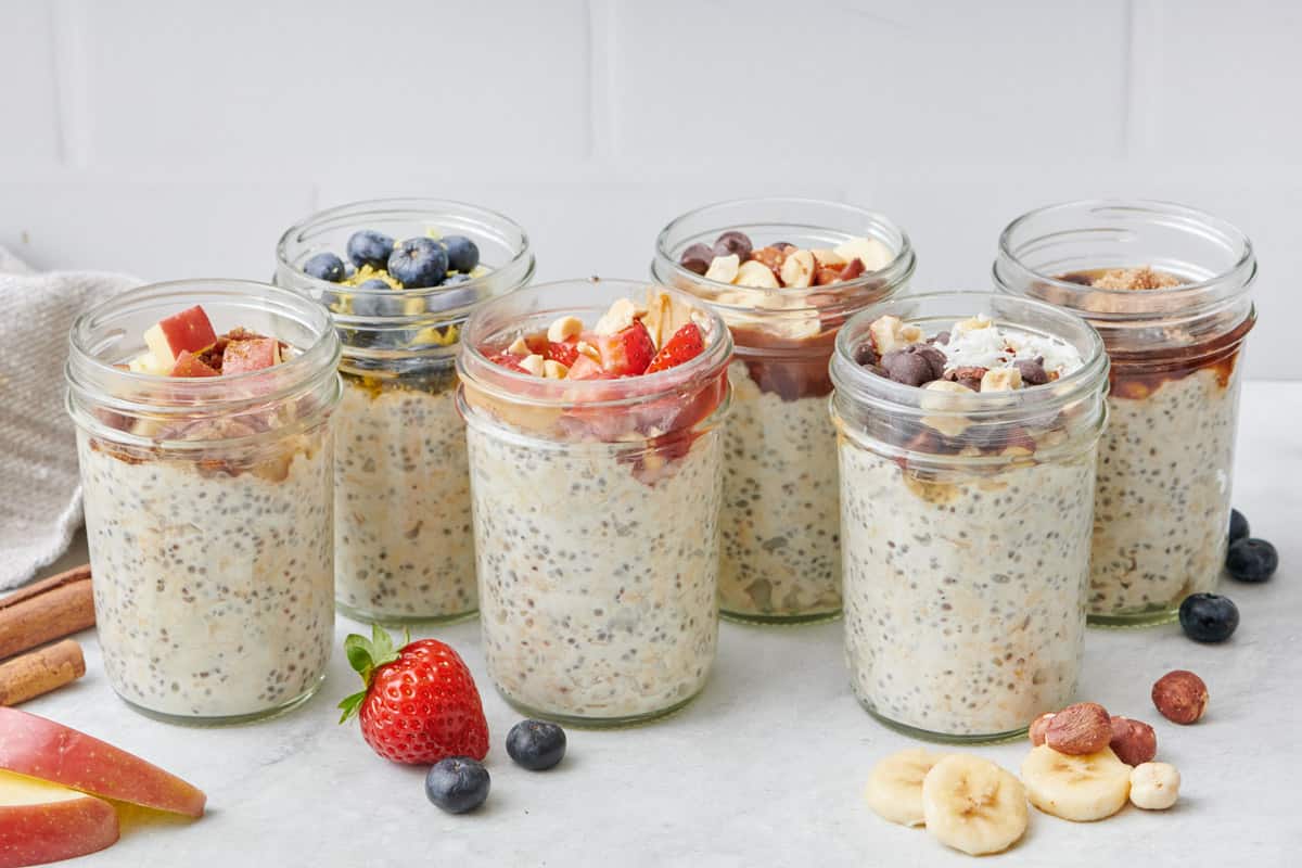 Overnight Oats Recipe (4 ways!) - One Sweet Appetite