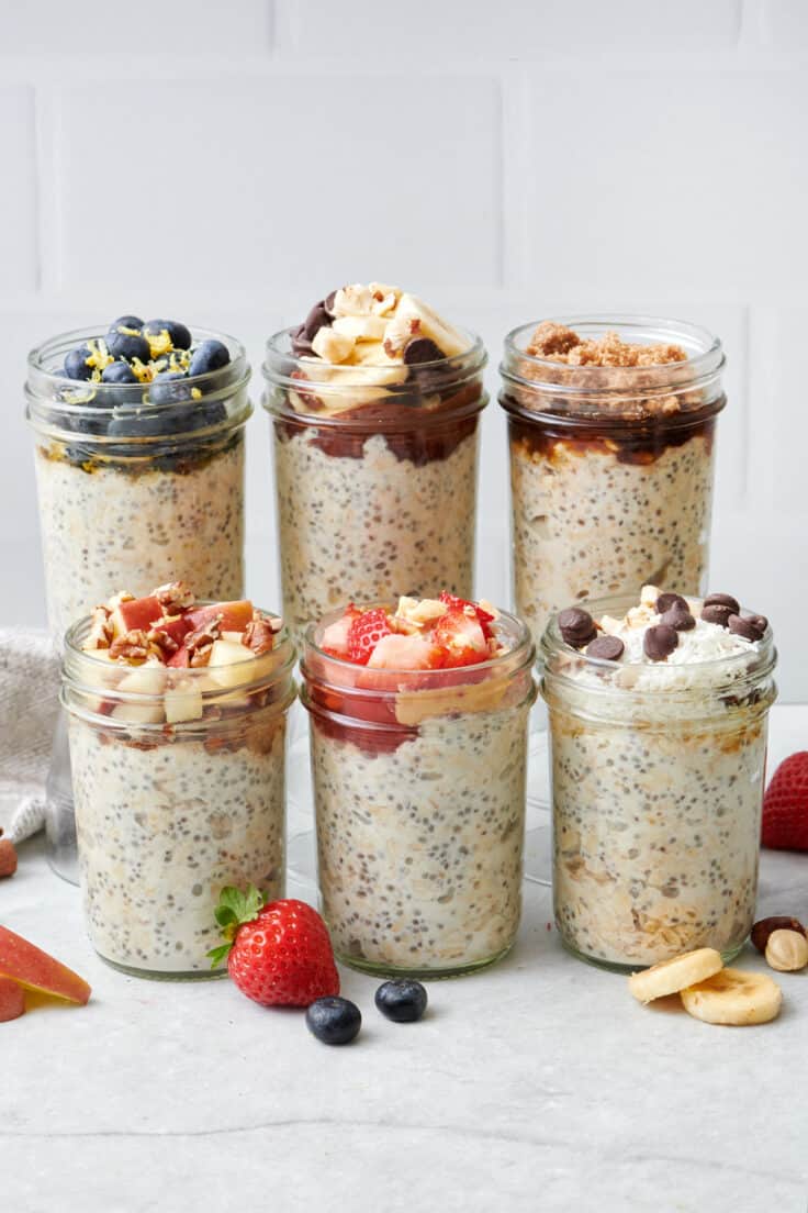 Easy Overnight Oats {2-Ingredient Base Recipe} - FeelGoodFoodie