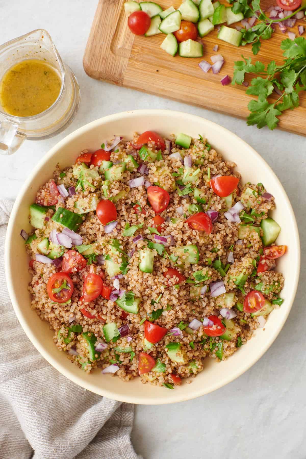 Vegetarian Cobb Salad Jars - FeelGoodFoodie