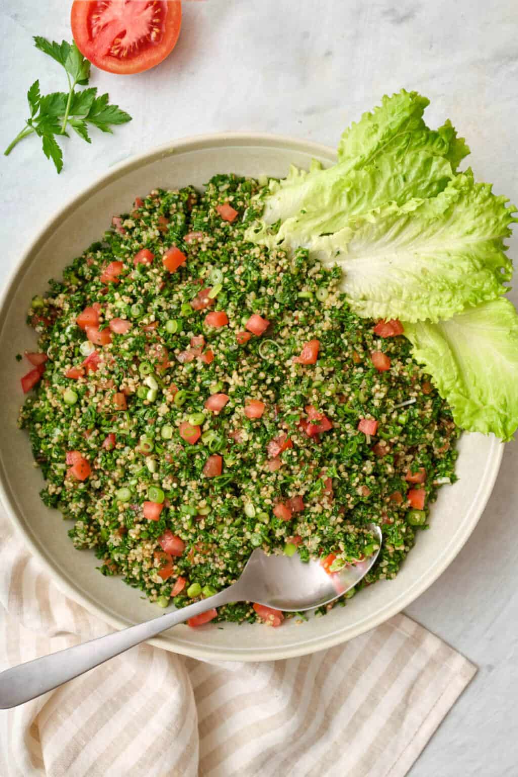 Authentic Quinoa Tabbouleh - Feel Good Foodie