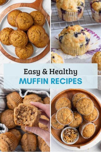 Round up of images for 10 muffin recipes