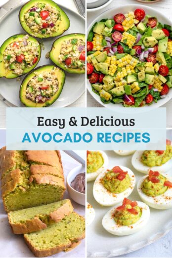 Easy and delicious avocado recipes.