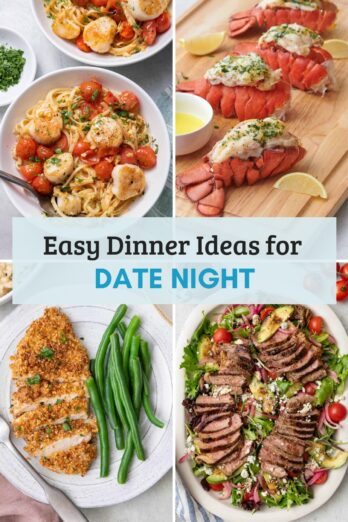 Date Night Dinners featured image collage.