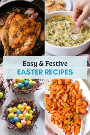 Roundup of Easter Recipes collage