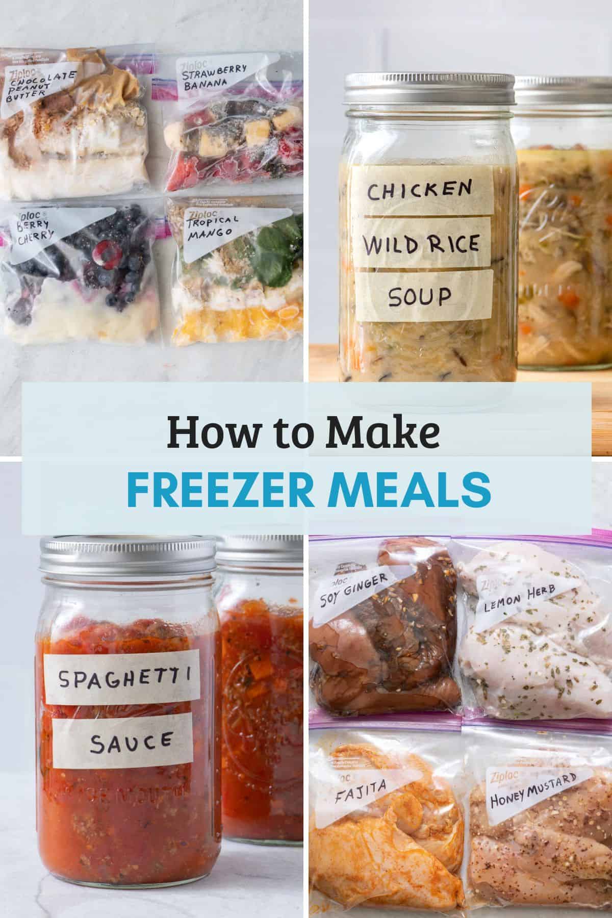 How to Make Freezer Meals for Families {With Recipes} - FeelGoodFoodie