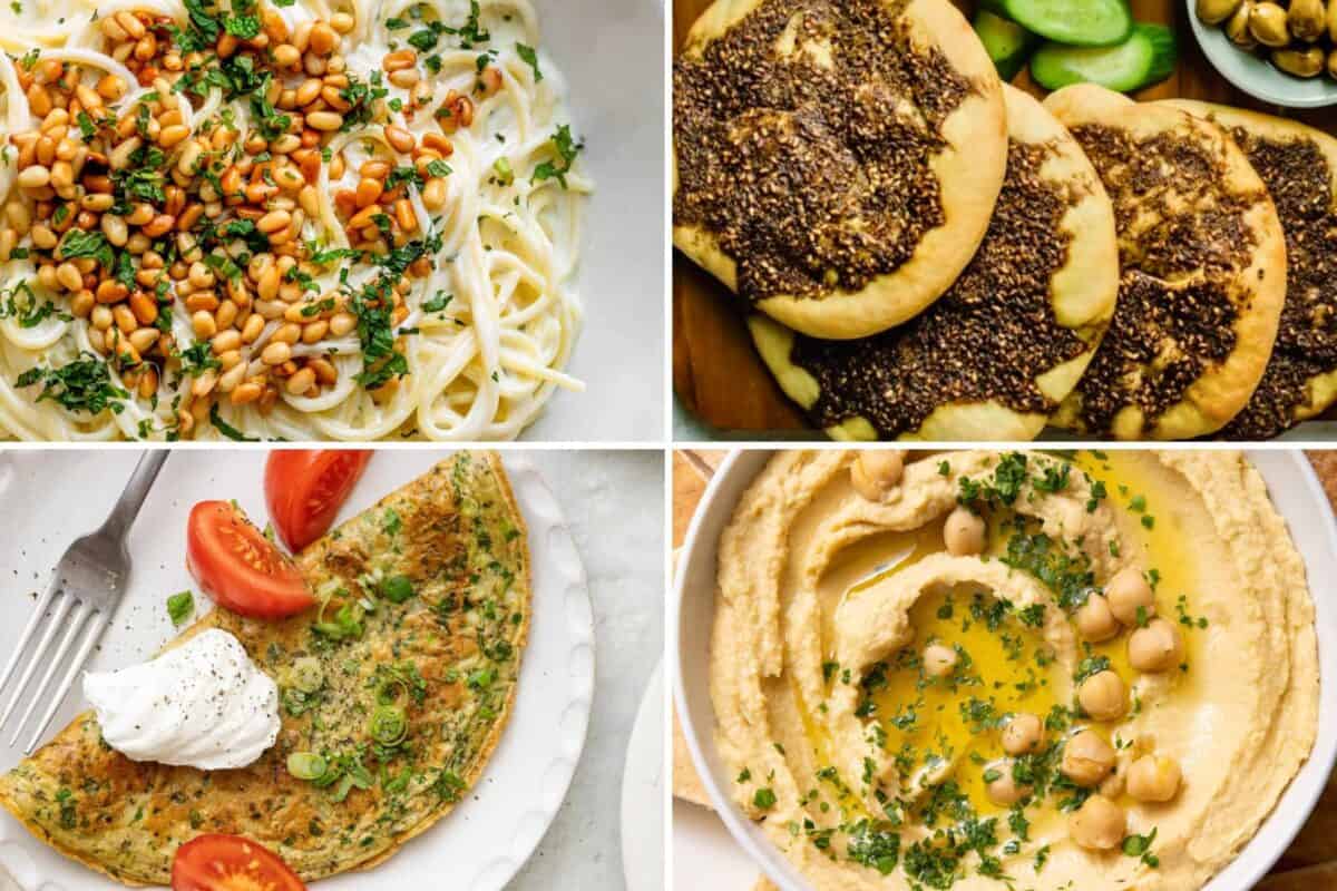 Roundup section image of collected Lebanese recipes.