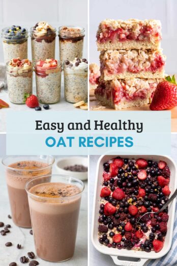Roundup of easy and healthy oat recipes.