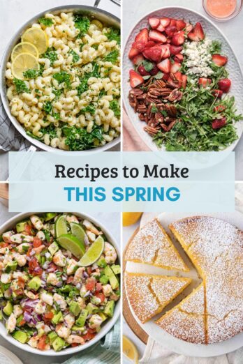 Recipe Roundup of spring recipes