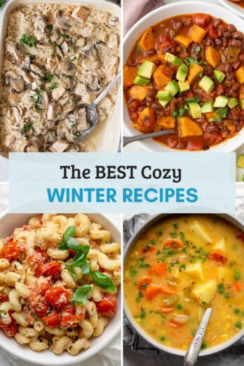 Recipe collection / recipe roundup of winter dinner recipes