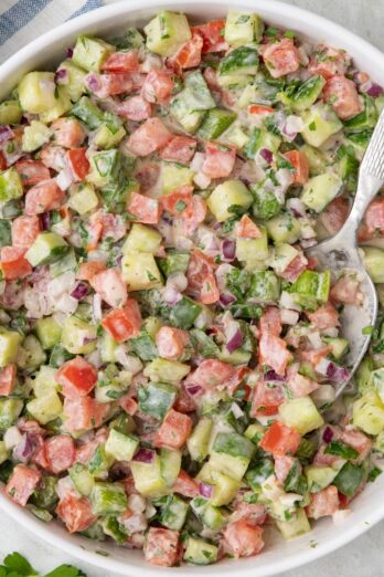 Tahini Salad.