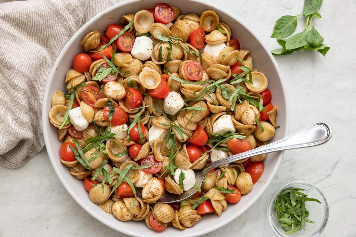 Caprese Pasta Salad.
