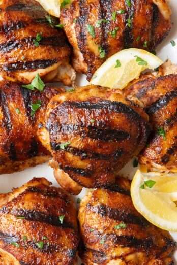 How to Grill Chicken Thighs.