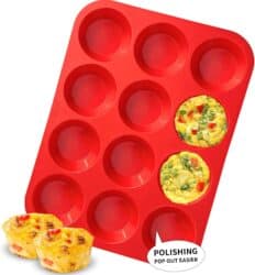12 cup silicone muffin pan.