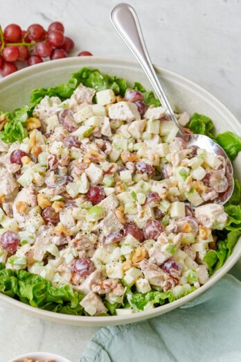 Chicken Waldorf Salad {yogurt Dressing!} - Feel Good Foodie