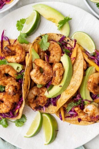 Grilled Shrimp Tacos.