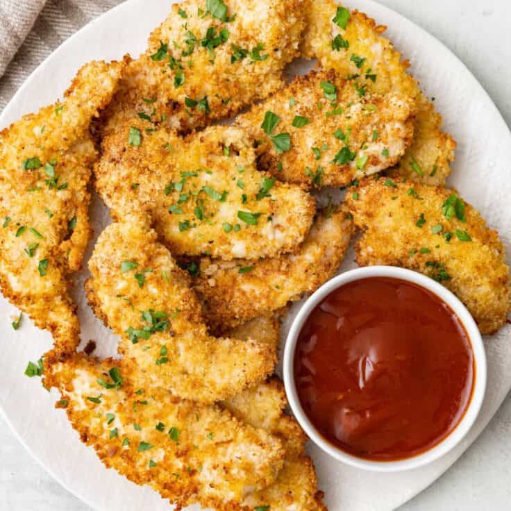 Ultra Crispy Air Fryer Chicken Tenders - Feel Good Foodie