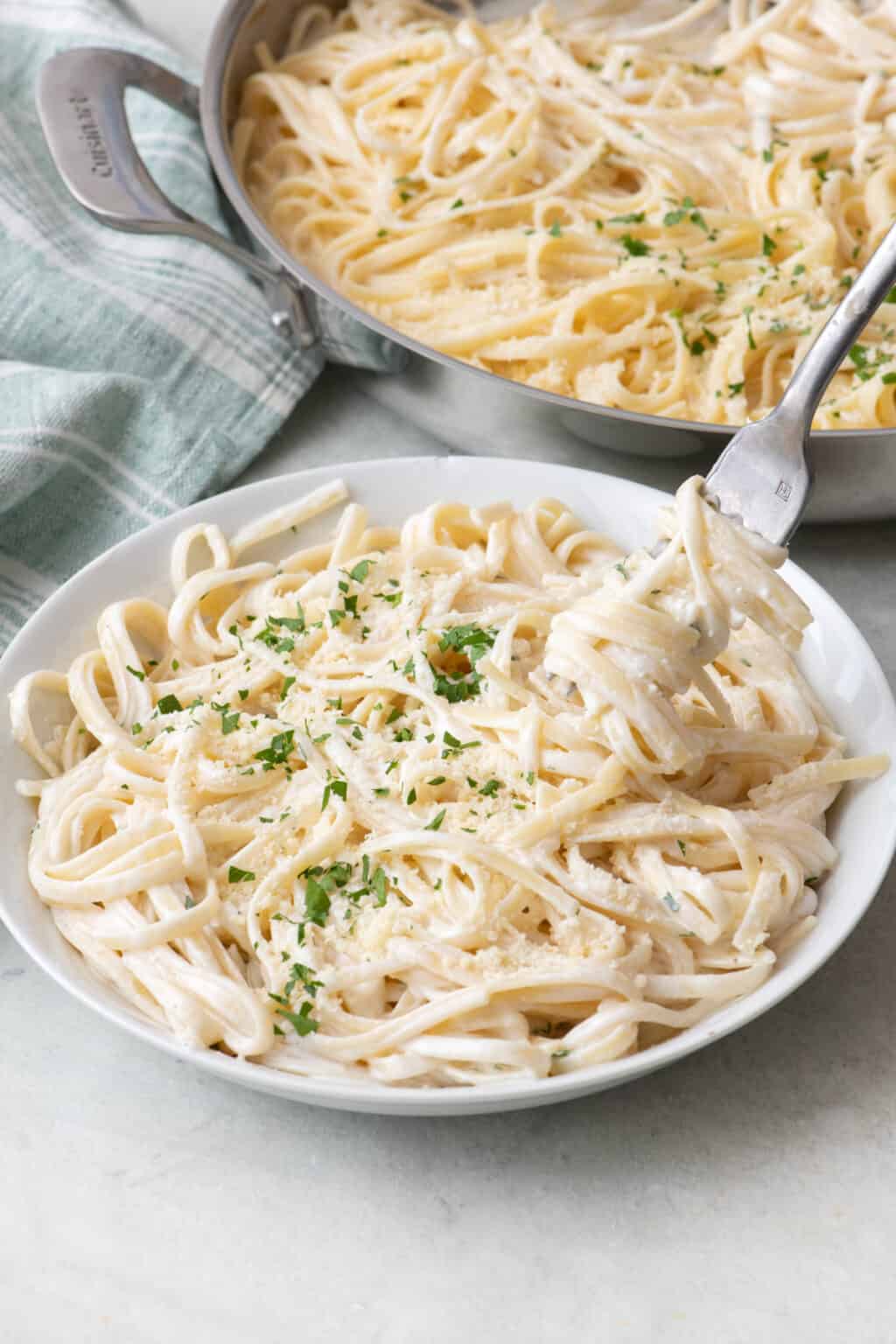 5ingredient Cottage Cheese Alfredo Pasta Feel Good Foodie