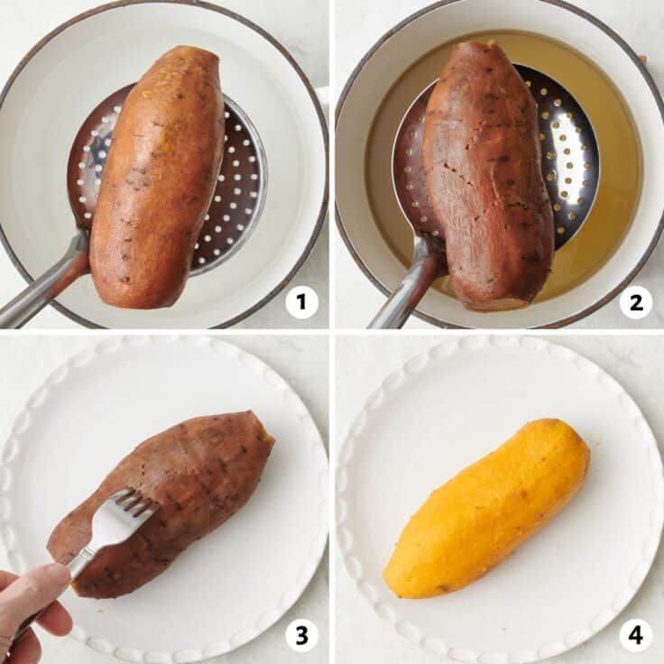 How to Boil Sweet Potatoes {Whole & Cubed} Feel Good Foodie
