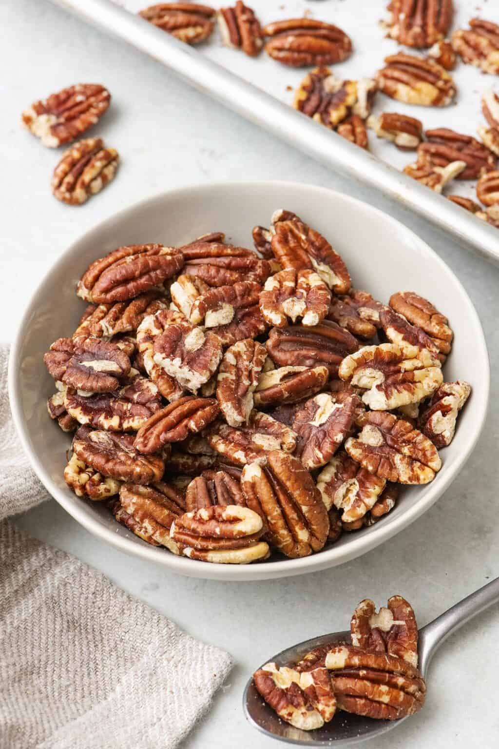 How to Toast Pecans - Feel Good Foodie