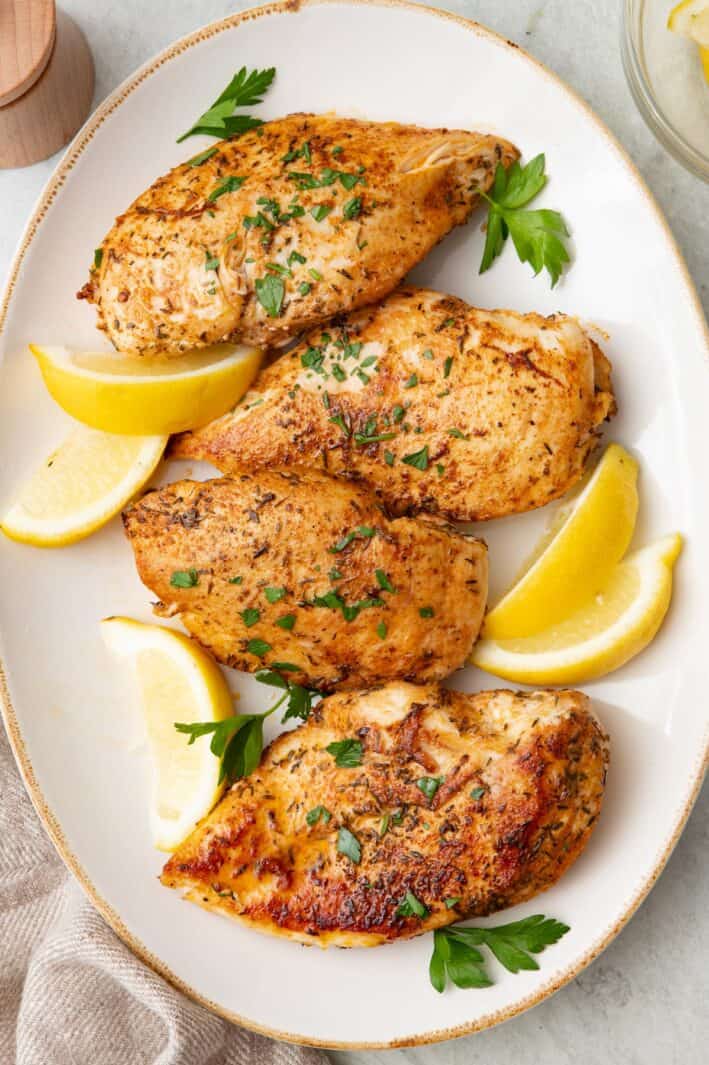 Fool-Proof Pan Seared Chicken Breasts - FeelGoodFoodie