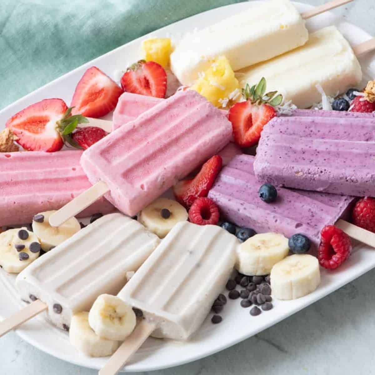 Frozen cottage cheese bars